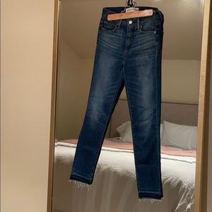 Denim forum nico midrise skinny crop